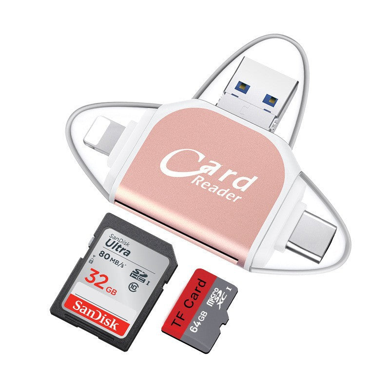 4-in-1 universeller Multiport SD TF Kartenleser | Karnz