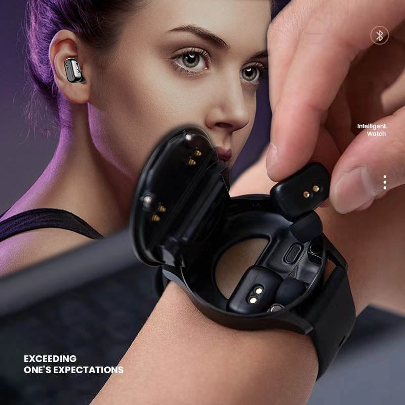2-in-1 Smartwatch mit Bluetooth-Kopfhörern | Karnz