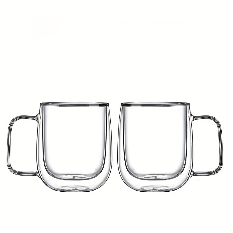 ThermoSip Doppelwandige Glastasse – Borosilikatglas, Hitzebeständig & Elegant | Karnz