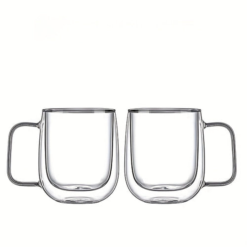 ThermoSip Doppelwandiger Glasbecher – Borosilikatglas, hitzebeständig und elegant