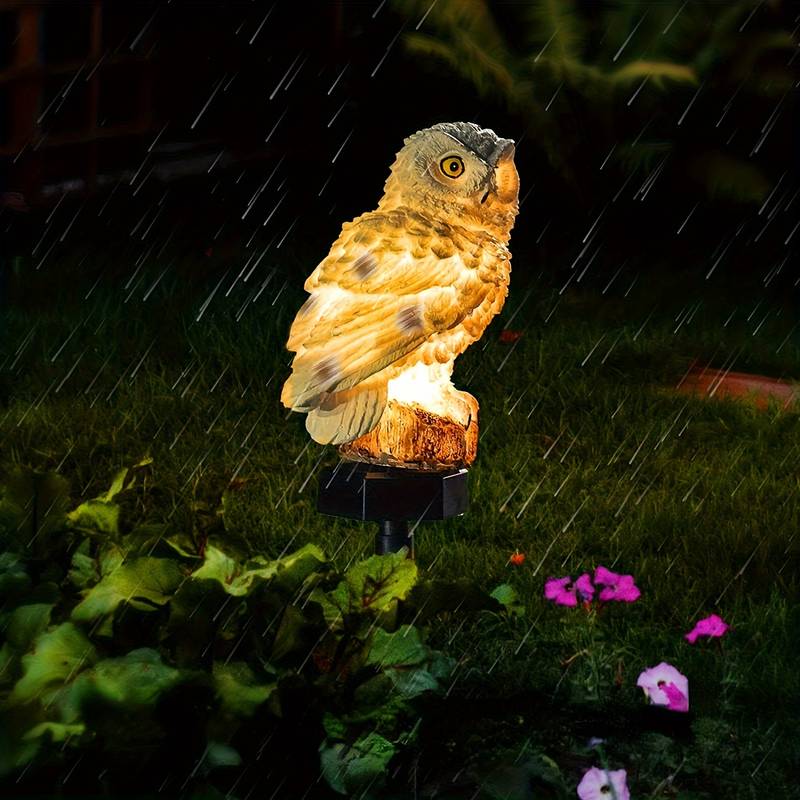 Eule glühen | Eule Solarlampe | Karnz