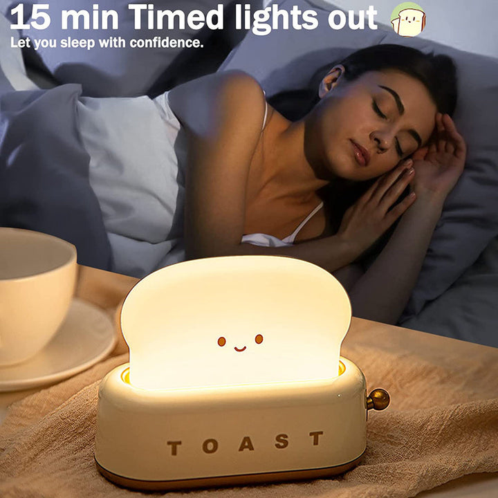 USB-Lade-LED-Brot-Nachtlicht mit Dimmfunktion und Timer | Karnz