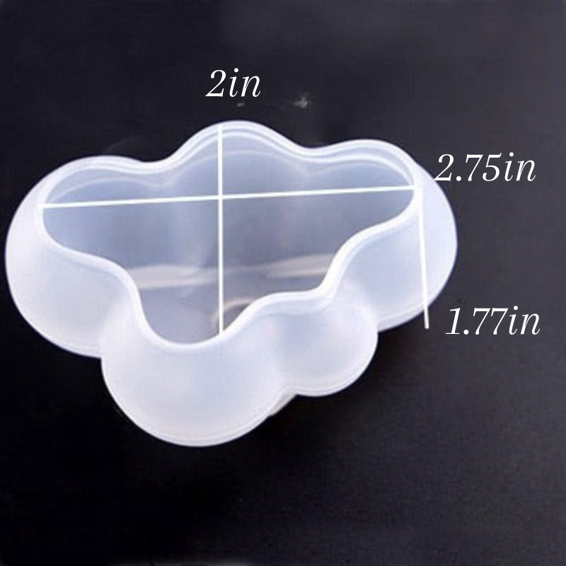 3D Wolkenformform Silikonform für Lebensmittelgestaltung | Karnz