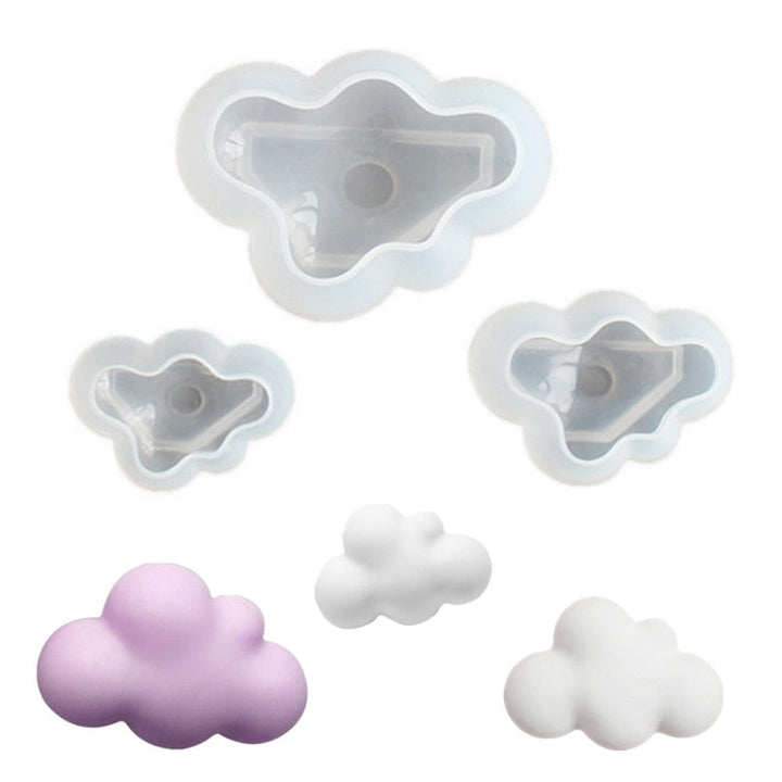 3D Wolkenformform Silikonform für Lebensmittelgestaltung | Karnz