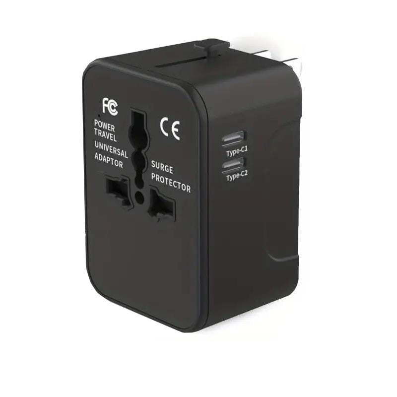Universeller Reiseadapter mit dualen USB-Anschlüssen | Karnz