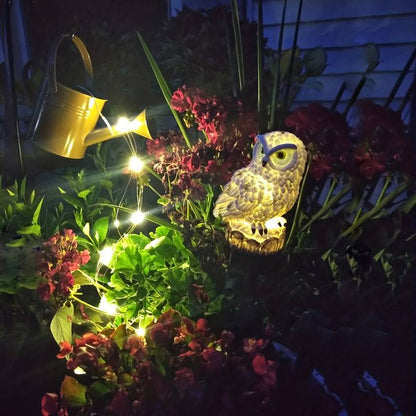 Eule glühen | Eule Solarlampe | Karnz