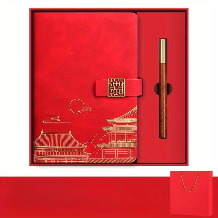 Imperia Luxe Geschenkeset – Notizbuch, Thermosflasche und Stift in Geschenkbox | Karnz