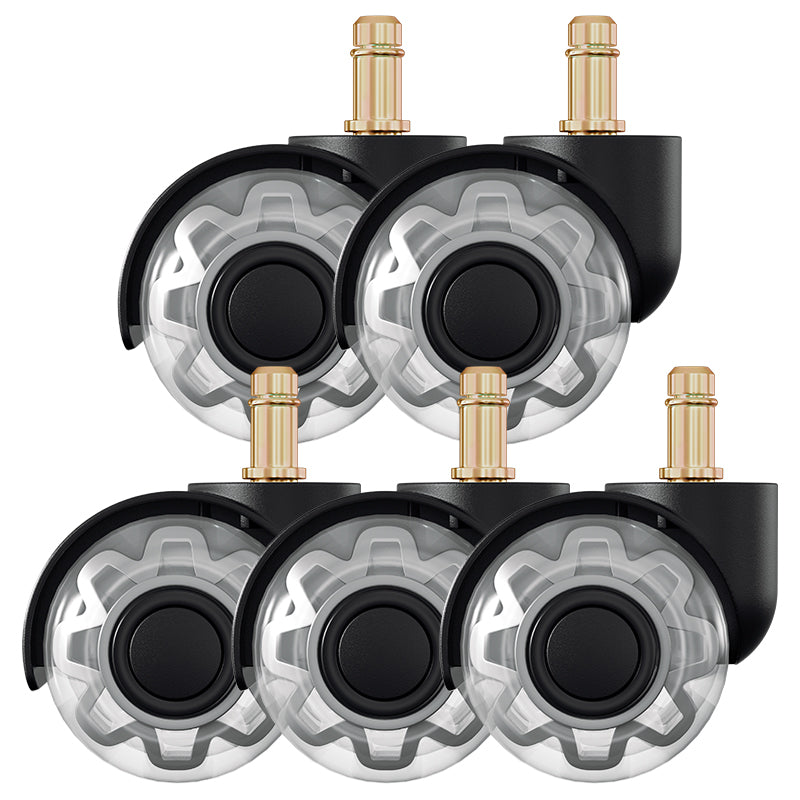 5 Stück BürostuhlRollen Drehstuhlrollen 10mm x 22mm | Karnz