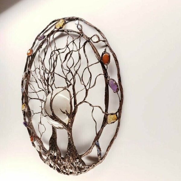 Circle Of Life-Metallbaum Wandkunst | Karnz