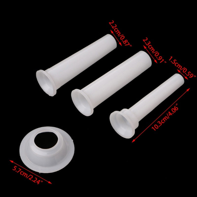 3pcs DIY Wursthersteller Trichter Düsen Wurstfüller Füllröhren | Karnz