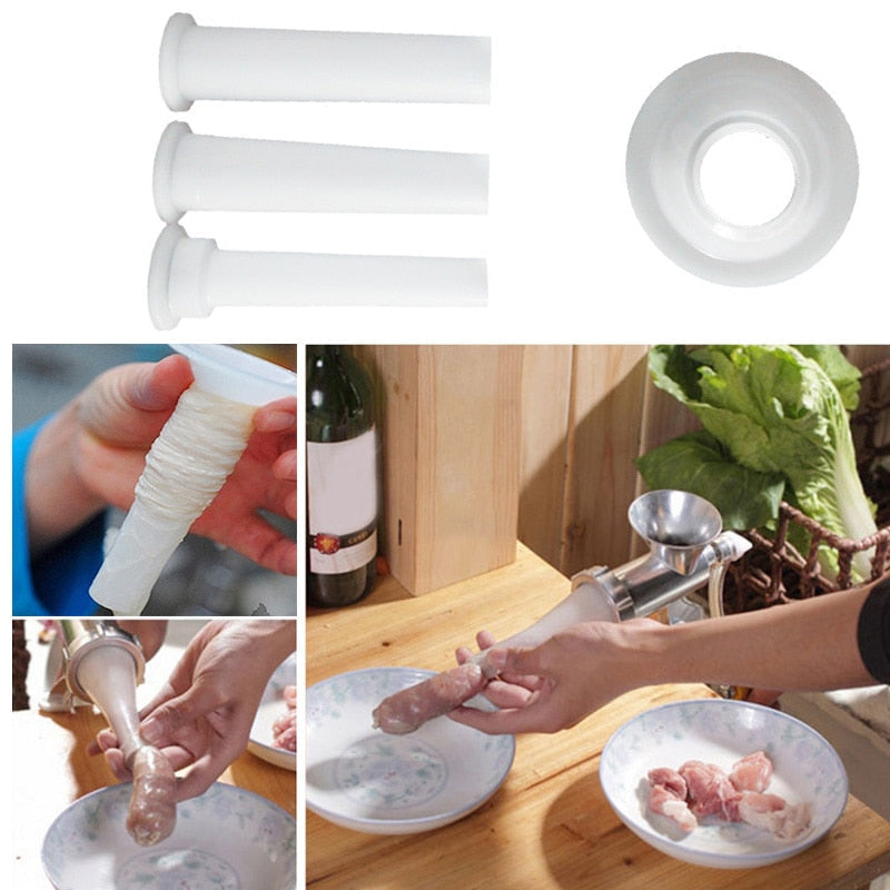 3pcs DIY Wursthersteller Trichter Düsen Wurstfüller Füllröhren | Karnz