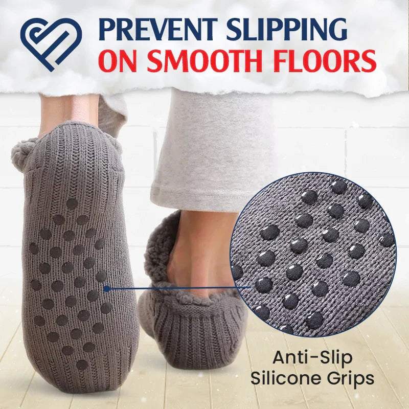 Karnz | Fleecegefütterte rutschfeste Thermosocken