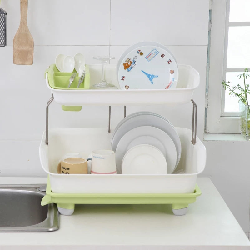 2-Tier Geschirrabtropfständer Karnz