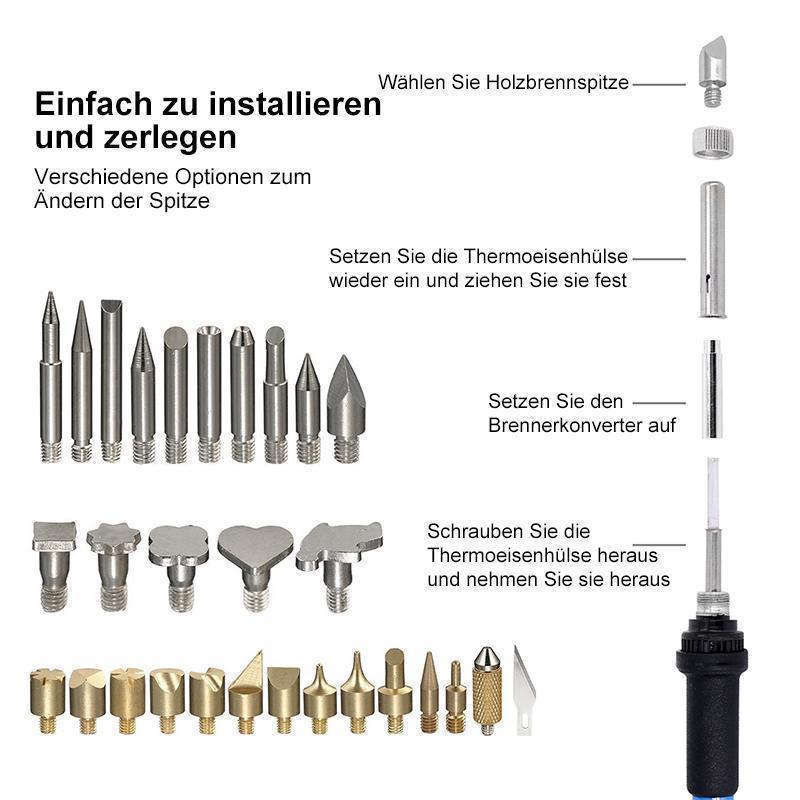 Karnz | Professionelles Holzschnitzerei Set