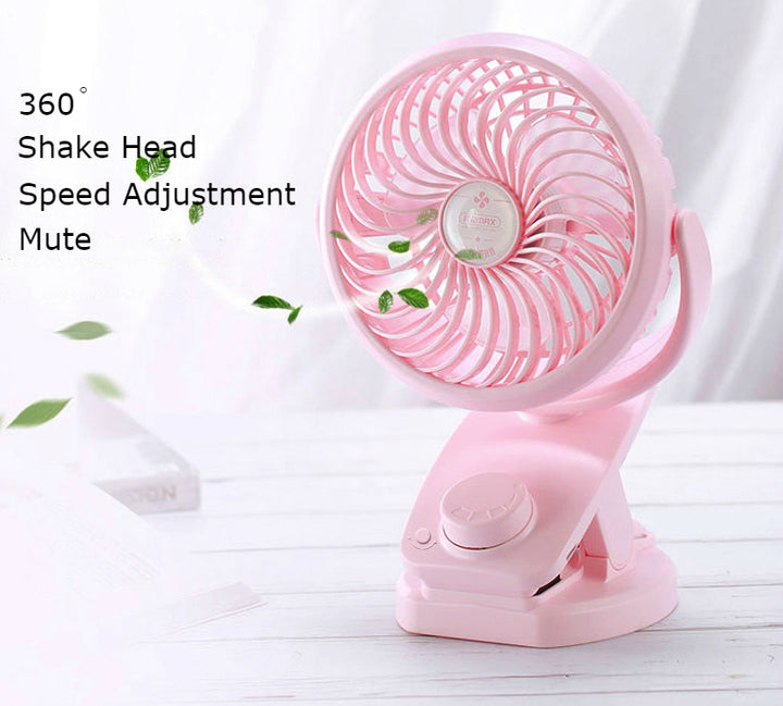 Tragbarer USB Clip-On- & Tischventilator mit Luftgeschwindigkeitsregelung | Karnz