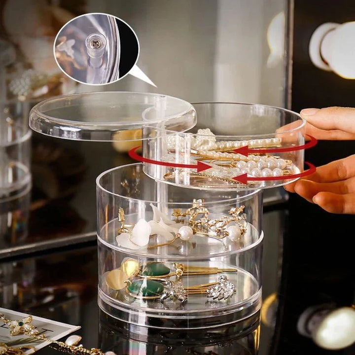 Drehbare Schmuck-Aufbewahrungsbox Karnz