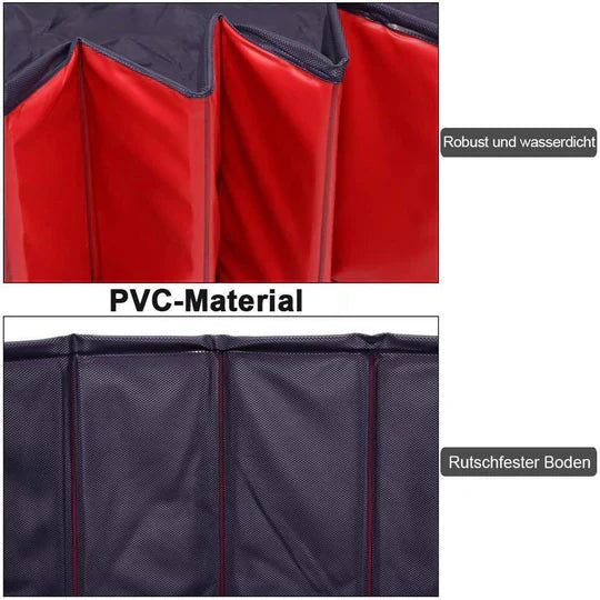 Klappbares PVC-Hundepool mit Ablassventil Karnz