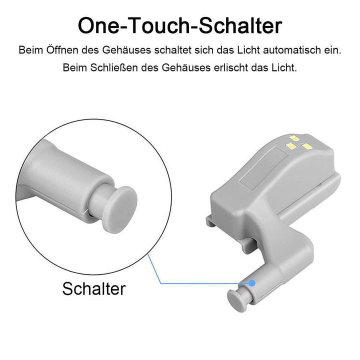 Bequee Super Hell LED Scharnierlicht(10 Stück) | Karnz