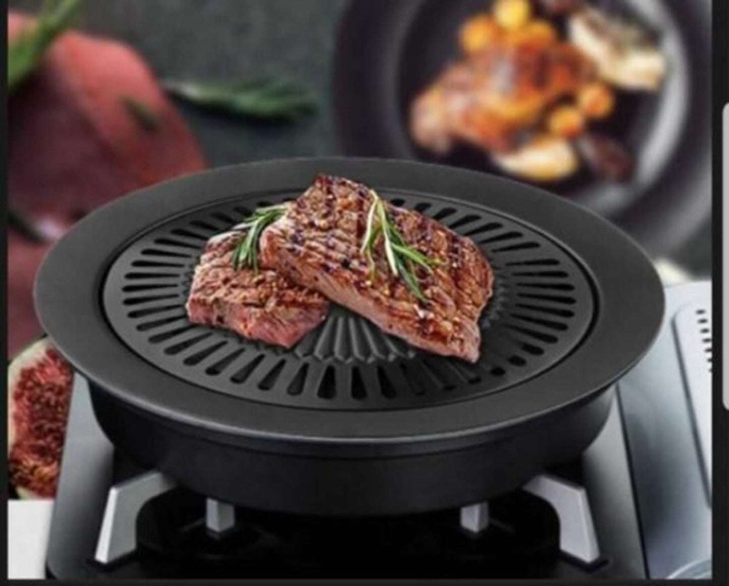 BBQ Grillpfanne - Herdplatte BBQ Grillpfanne Schüssel