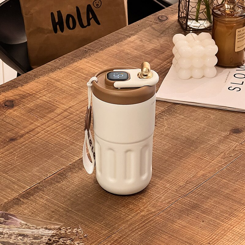 Portabler Smart Edelstahl Kaffeebecher | Karnz