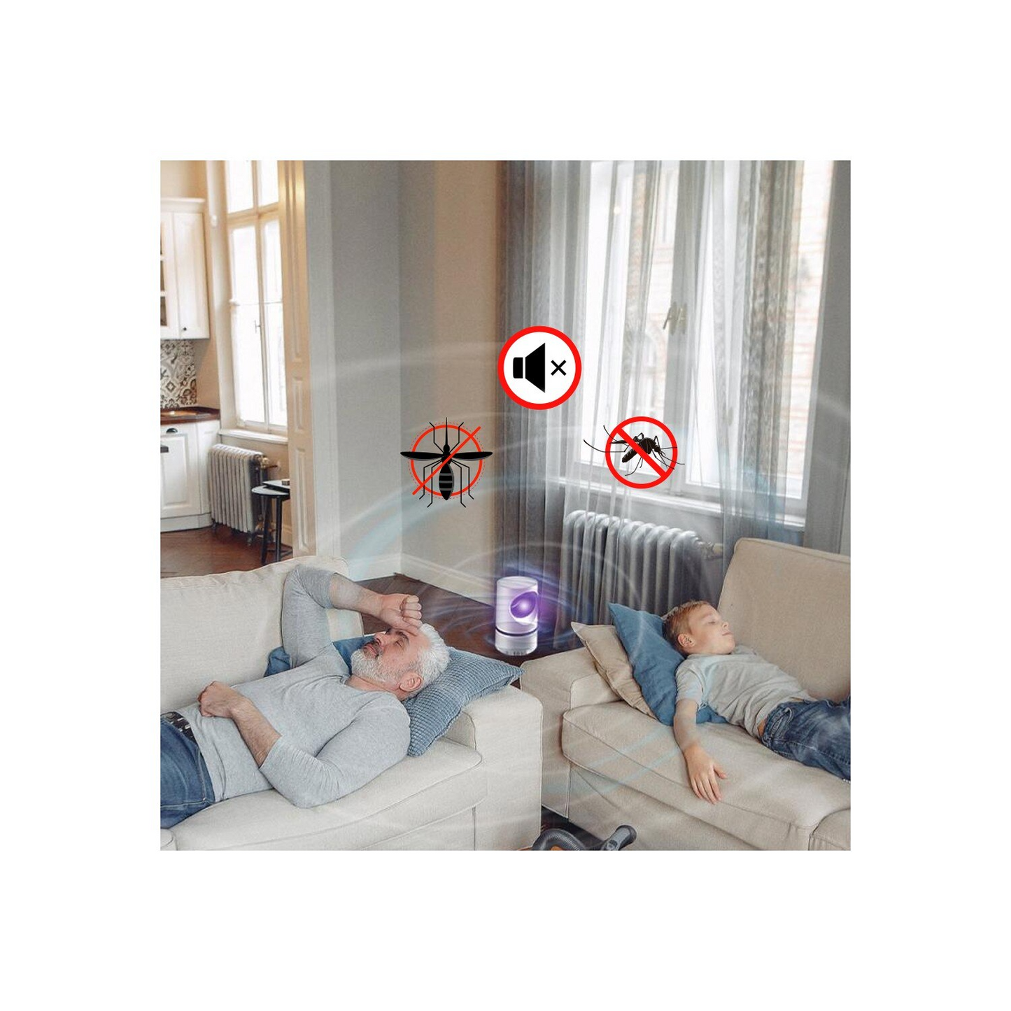 Minimal Mückenfänger Abwehrlampe | Karnz