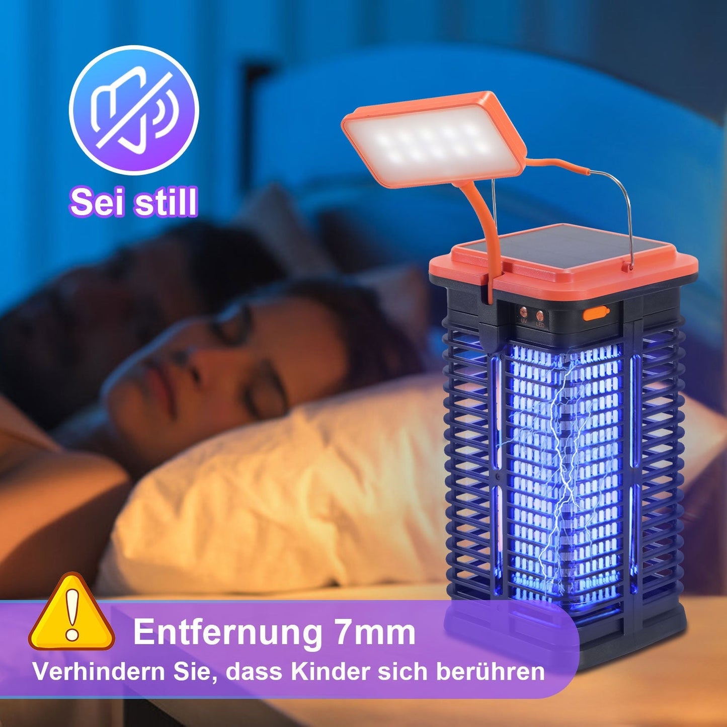 Insektenvernichter Elektrisch Solar 1500V | Karnz