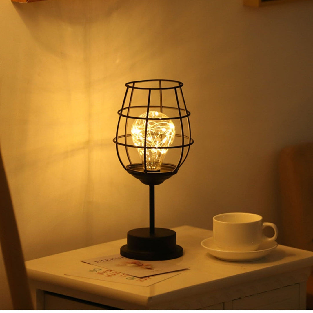 NoirLume - Luxus Moderne Schwarze Tischlampe | Atmosphärische Beleuchtung für Wohnzimmer & Schlafzimmer | Karnz