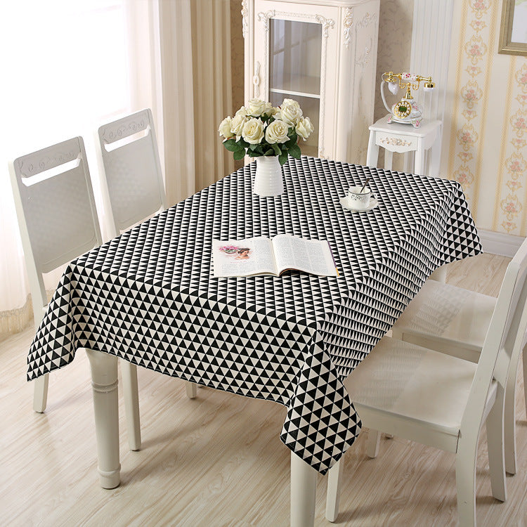 Fischgrätenmuster Tischdecke