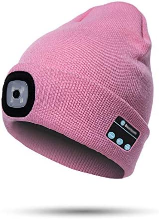 Bluetooth-Mütze mit Licht und kabellosen Kopfhörern