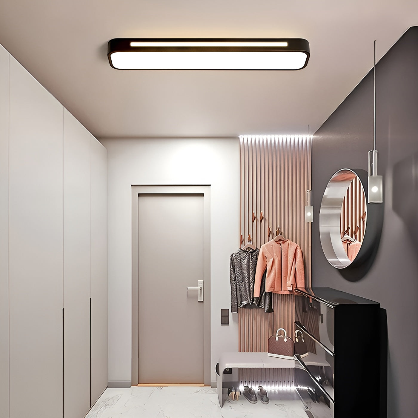 Rechteckige Deckenleuchte – Klare Linien & modernes Design | Perfekt für Wohn- und Essbereich