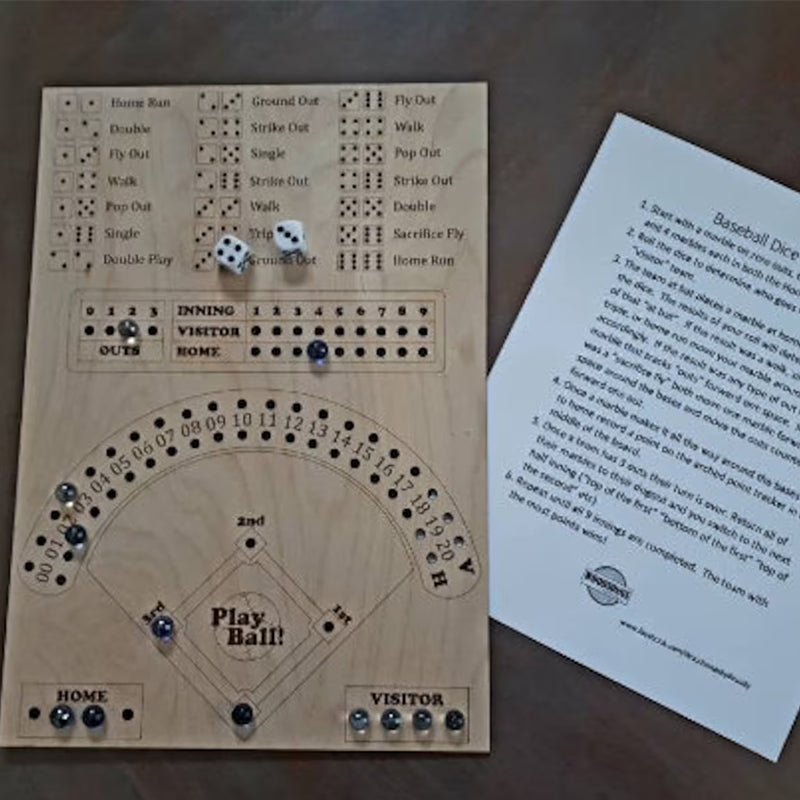 Baseball Würfel Brettspiel Karnz