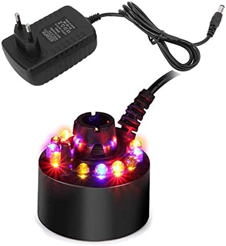 Nebelmacher, 12 LED Nebler für Innenbrunnen, Luftbefeuchter, Nebelmaschinen | Karnz