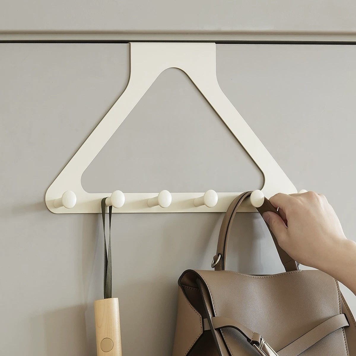 Wandhaken bohrfrei Dreiecksdesign | Karnz