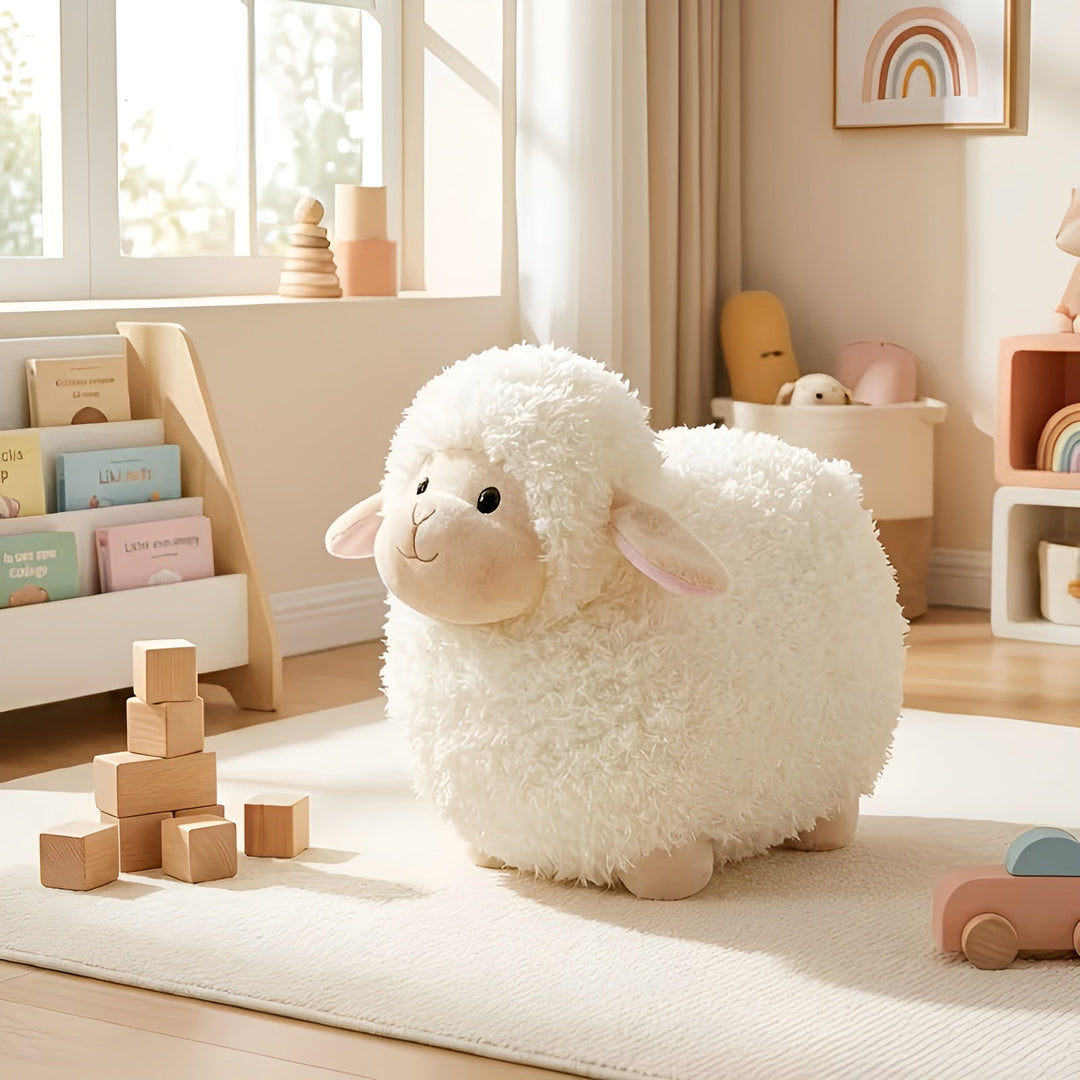 Süße Schaf-Plüschtiere – Weich und kuschelig | Hochwertiges Polyester für Kinder | Karnz
