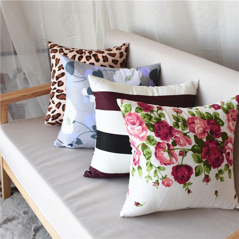 Damen dekorative Patchwork Kissenhülle Karnz