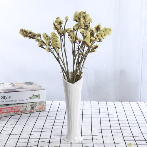 Elegante gedrehte Keramik-Blumenvase