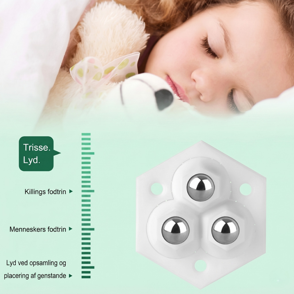 TriGlide 360° Möbelrollen mit Kugellagern | Karnz