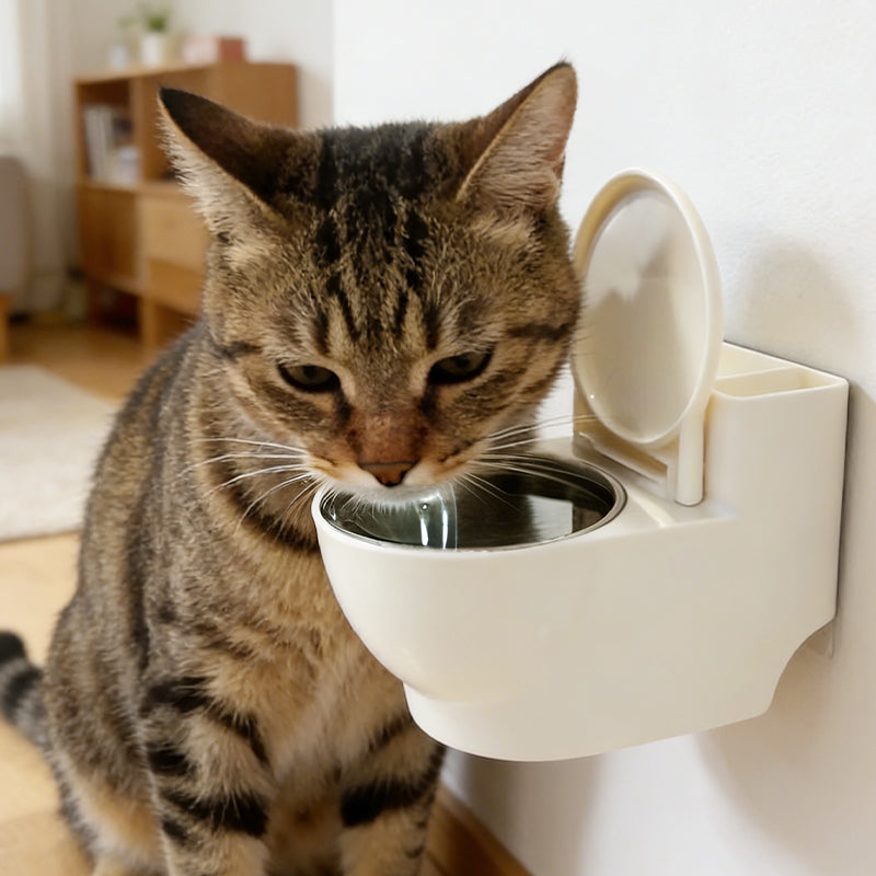 CatAura Wandhalter — Verwandle den Futtermoment in ein stylisches Highlight voller frischer Eleganz | Karnz