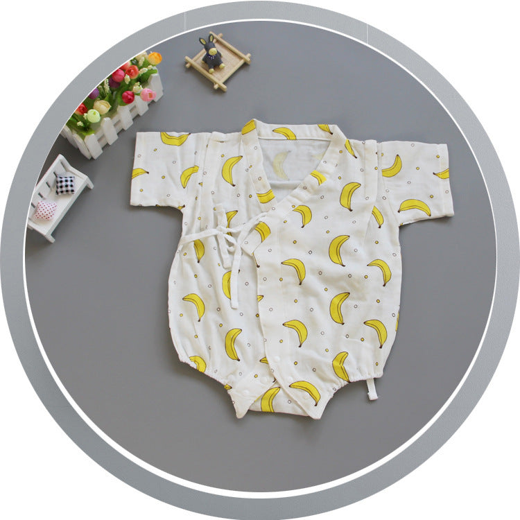 Süßes Wassermelonen-Print Baby-Strampler Karnz
