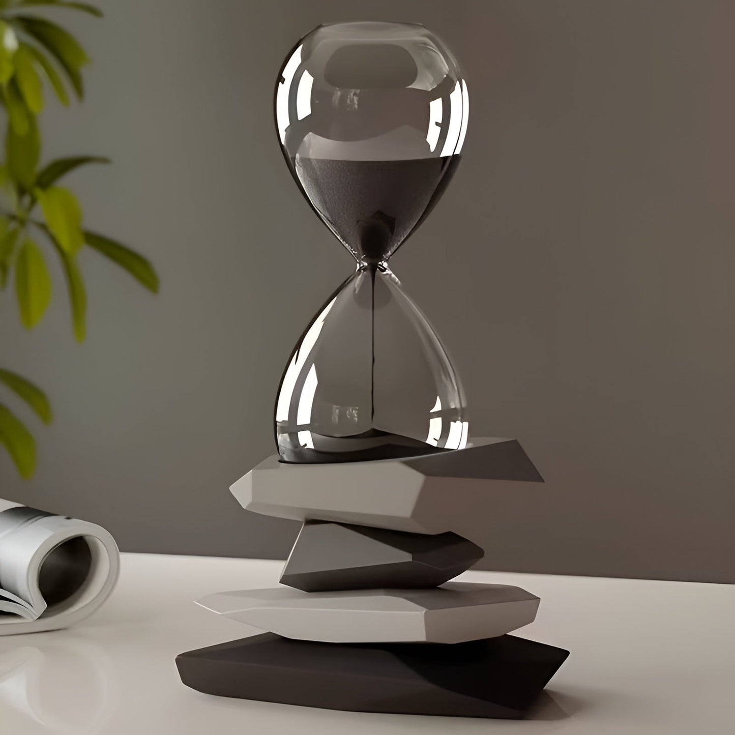 Minimalistische Sanduhr – Zeitlos & Dekorativ | Perfekt für Wohnzimmer und Büro