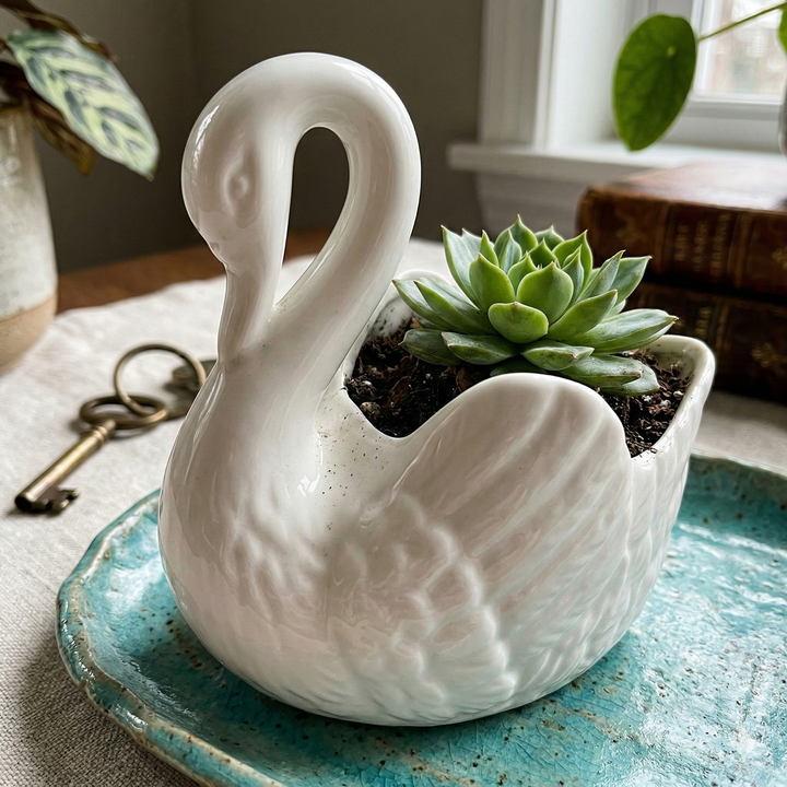 Swan Minimal Keramik Topf | Karnz