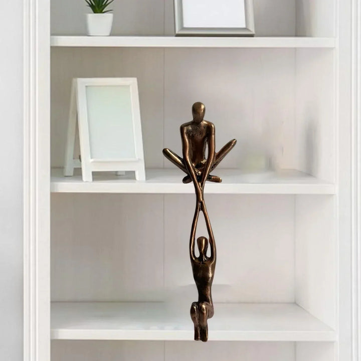 Sandsberg immer Liebe und Stärke Bronze-Skulptur Statue Luxus Home Decoration