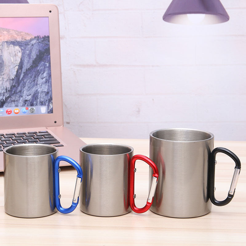 Herren Multifunktionale Edelstahl Camping-Tasse Karnz