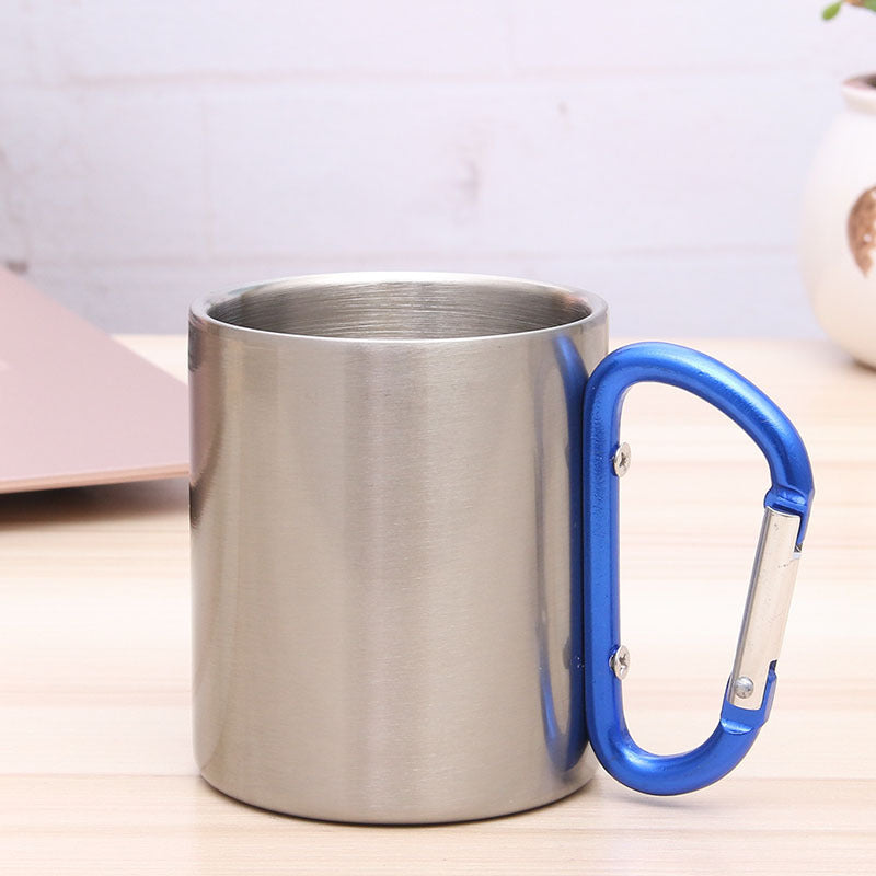 Herren Multifunktionale Edelstahl Camping-Tasse Karnz