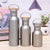 Damen Elegante Edelstahl-Trinkflasche mit nachhaltigem Holzverschluss Karnz