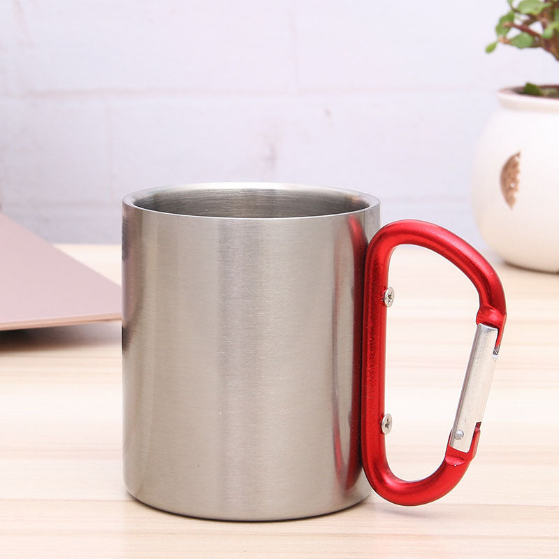 Herren Multifunktionale Edelstahl Camping-Tasse Karnz