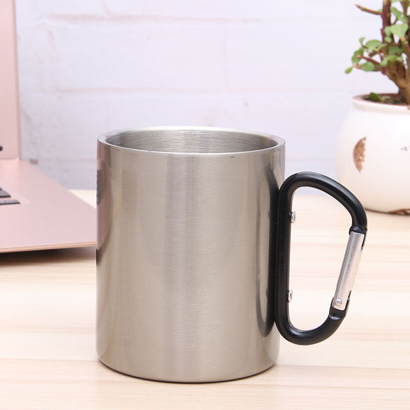 Herren Multifunktionale Edelstahl Camping-Tasse Karnz
