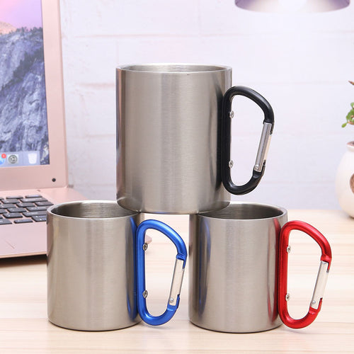 Herren Multifunktionale Edelstahl Camping-Tasse Karnz