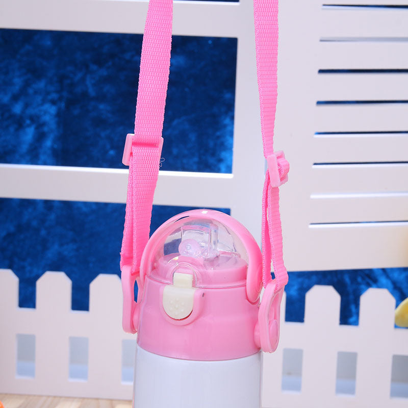 Damen Praktische Sport-Trinkflasche mit verstellbarem Tragriemen Karnz