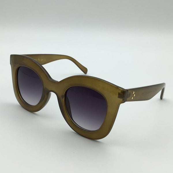 Damen stylische Oversized-Sonnenbrille mit trendigem Rahmen Karnz